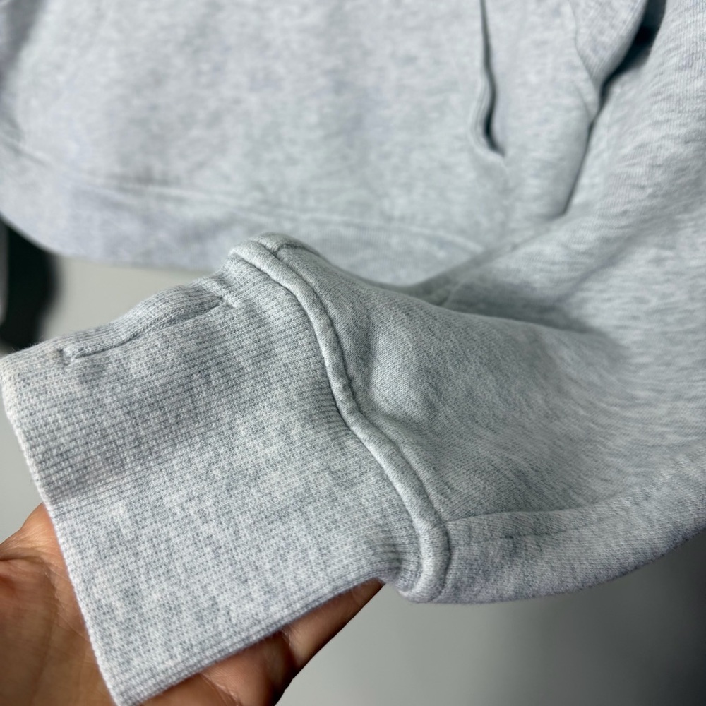Lululemon Scuba Half Zip Oversized Hoodie Hooded Sweatshirt Gray XS/S *s - Picture 3 of 11